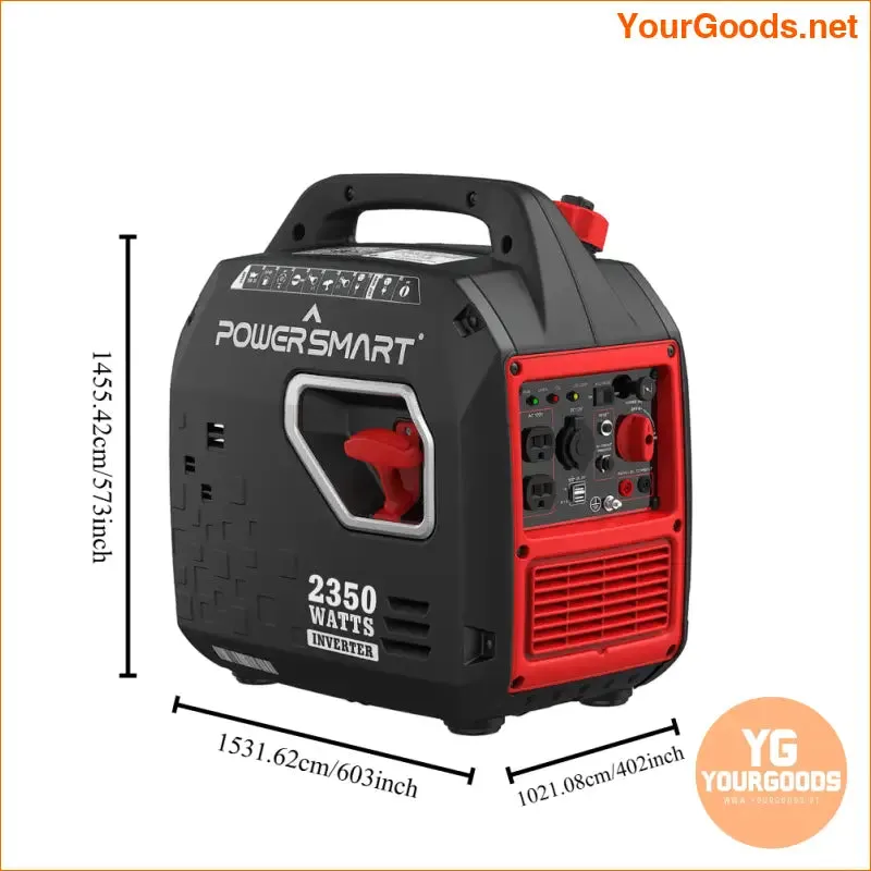 2500W Ultra Quiet Portable Inverter Generator RV Ready Eco Mode