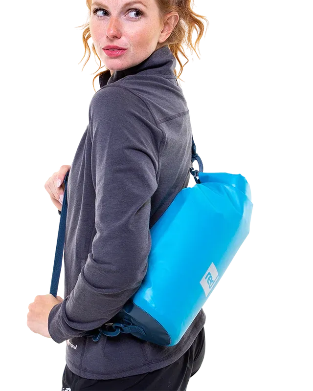 30L Roll Top Dry Bag Backpack in Ride Blue