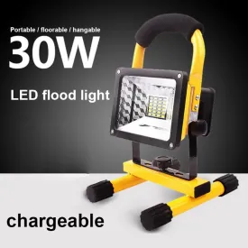 30W Rechargeable Flood Light Portable Hand Lamp for Camp