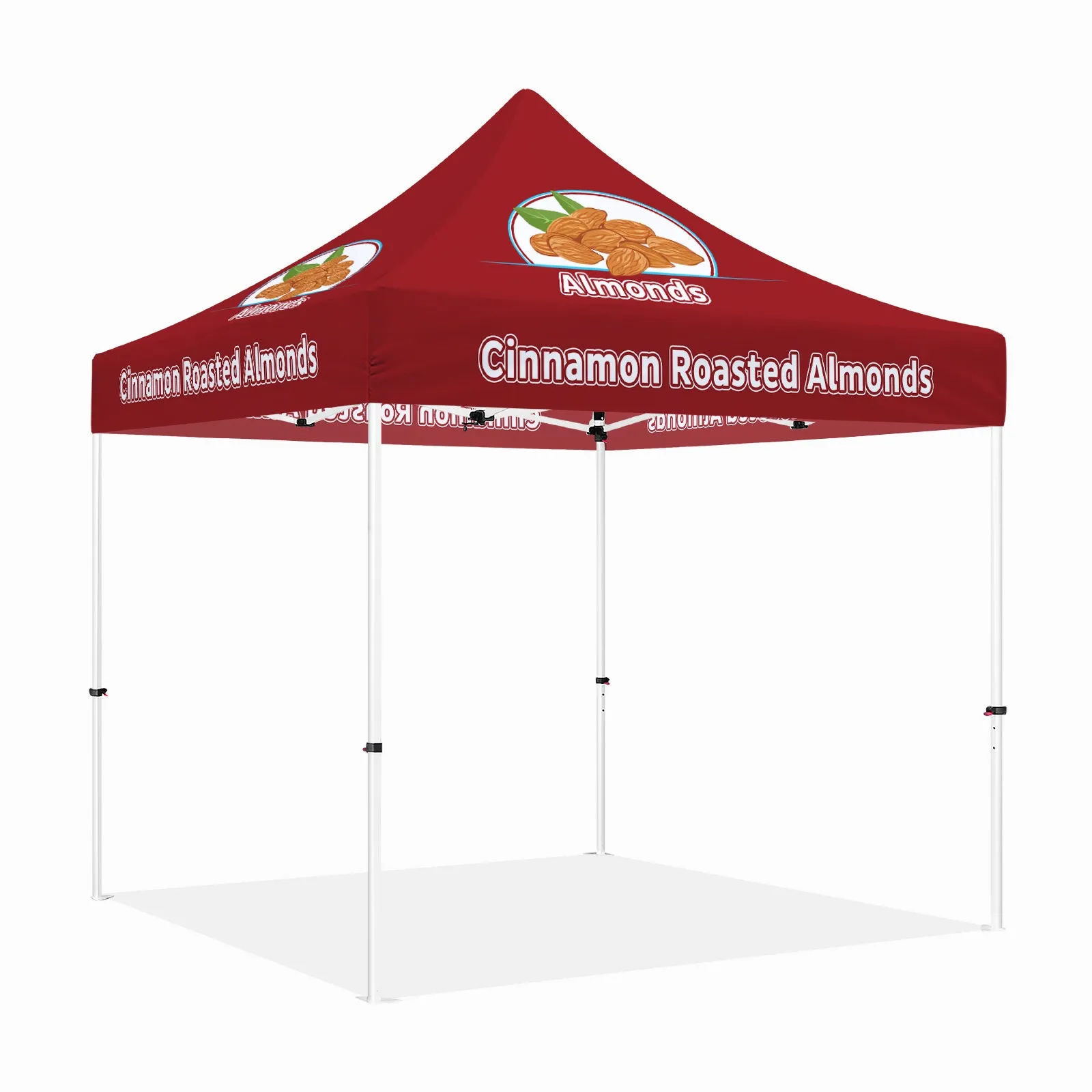 ABLEM8CANOPY Cinnamon Roasted Almonds 10 x 10 canopy tent with sidewalls