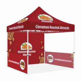 ABLEM8CANOPY Cinnamon Roasted Almonds 10 x 10 canopy tent with sidewalls