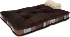 American Kennel Club AKC Blanket & Burlap Stripes Pillow Dog Bed