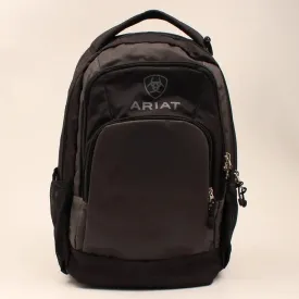 Ariat Light Grey and Black Bungee Backpack