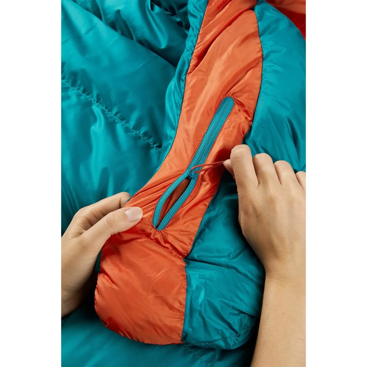 Ascent 500 Down Sleeping Bag Left Hand Zip (-5C) - Marina Blue