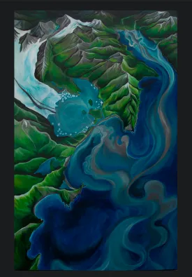 Bear Glacier Giclee Print