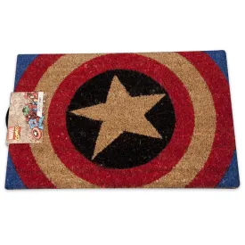 Captain America Shield Coir Doormat