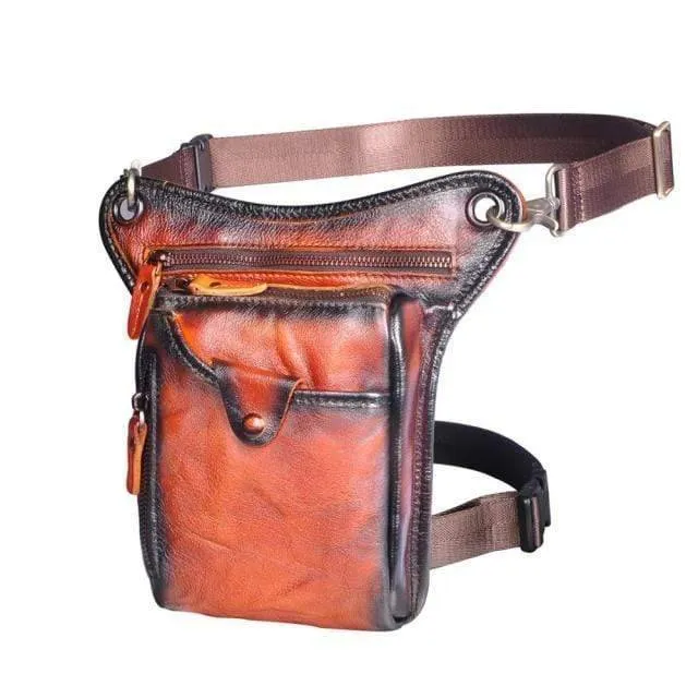 Classic Leather Shoulder Sling Bag