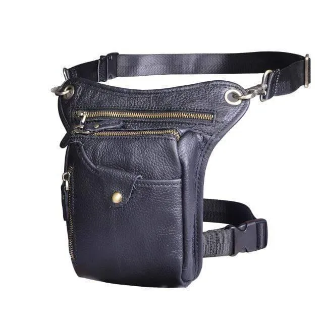 Classic Leather Shoulder Sling Bag