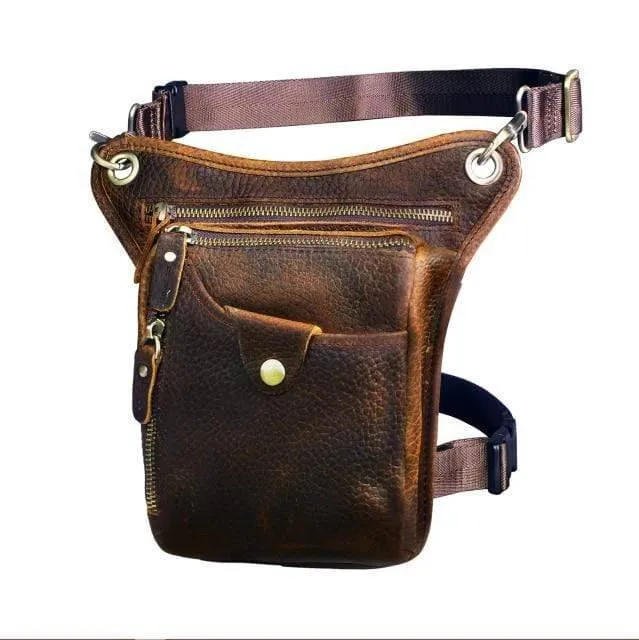 Classic Leather Shoulder Sling Bag