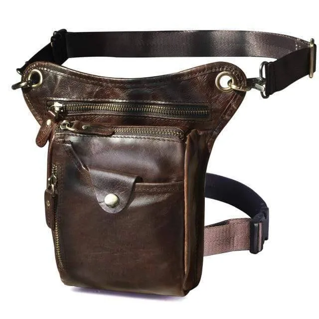 Classic Leather Shoulder Sling Bag