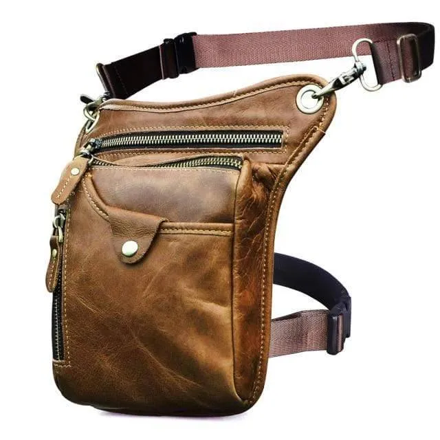 Classic Leather Shoulder Sling Bag