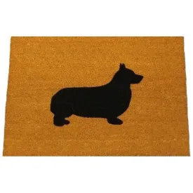 Corgi Silhouette Doormat (18"x30")