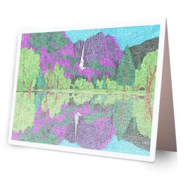 Greeting Card - Yosemite Falls