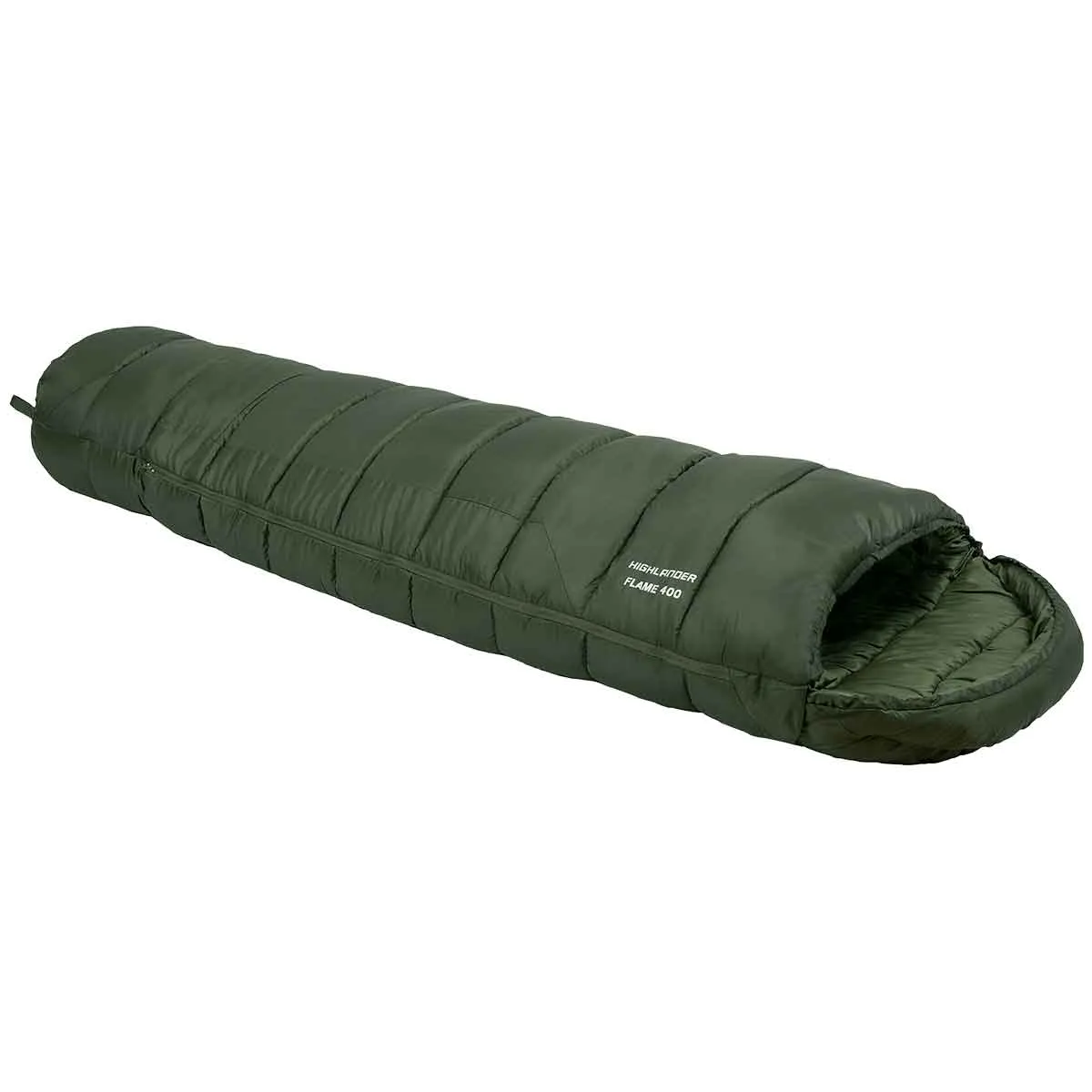 Highlander Phoenix Flame 400 Sleeping Bag Olive Green