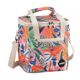 Holiday Mini Cooler - Leopard Tropics