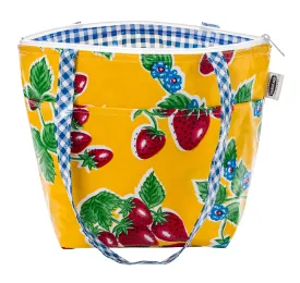 Insulated Thermal Lunch Bag Strawberry Yellow