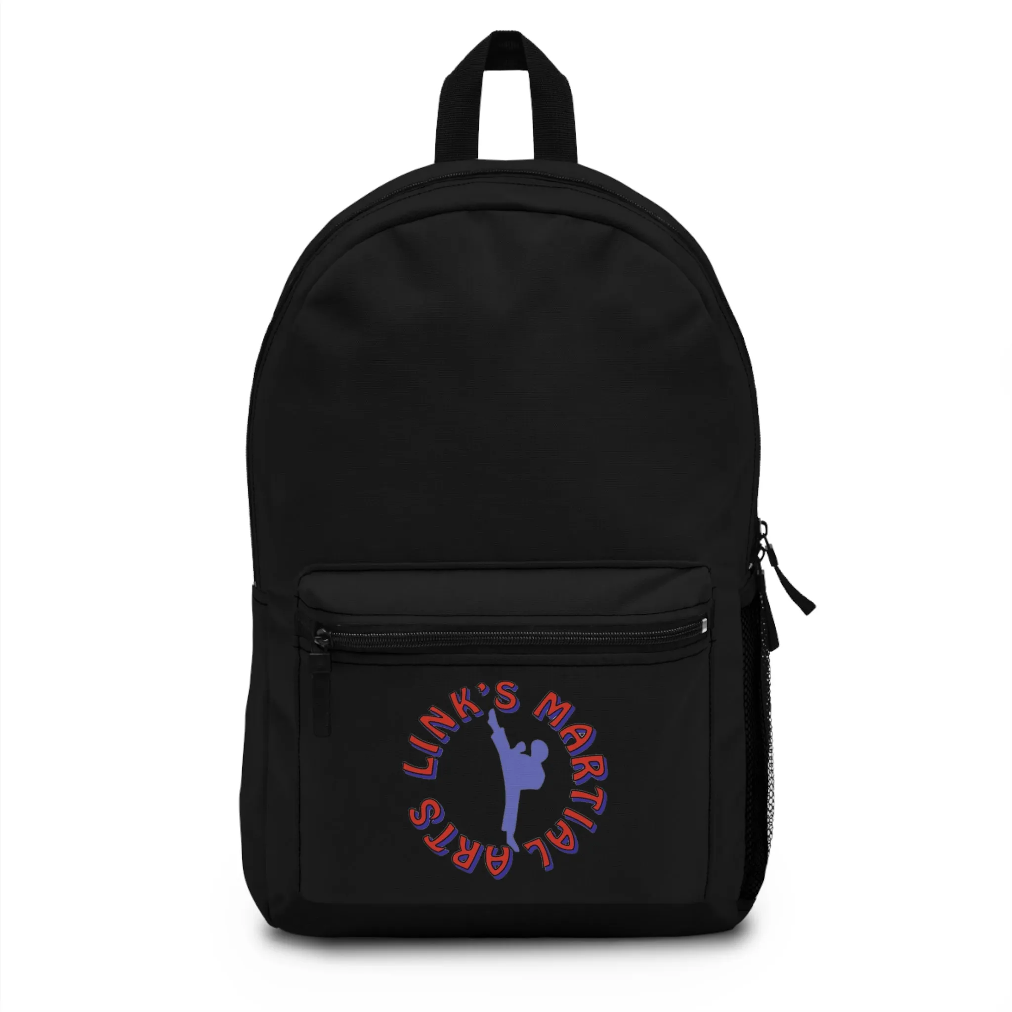 Link's Martial Arts Logo Black Backpack