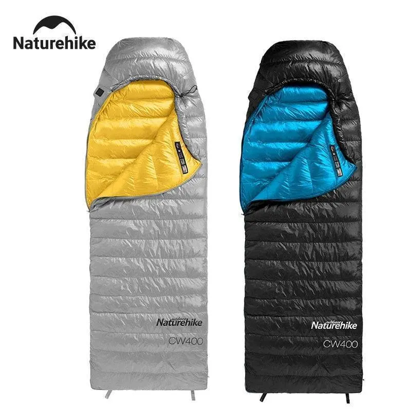 Naturehike Duck Down Waterproof Sleeping Bag -Ultralight Winter Camping Hooded Outdoor Companion