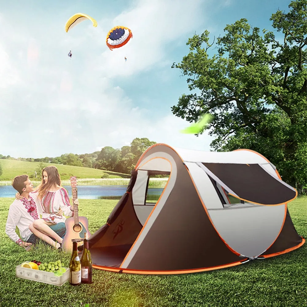 Outdoor pop up tent Full-Automatic Instant Unfold Rain-Proof Tent Family ultralight Portable Dampproof Camping Tents for Tourism