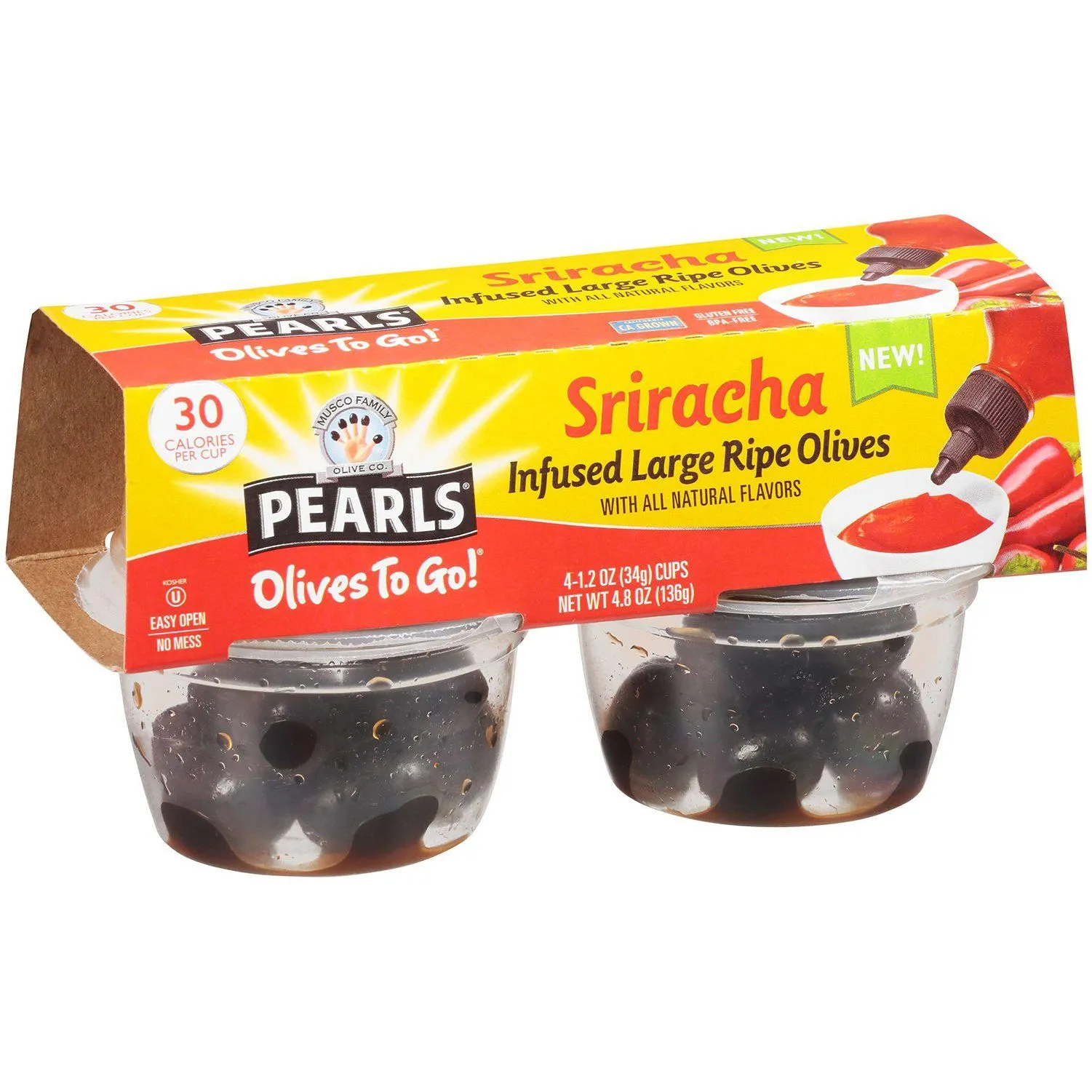 Pearls Olives To Go Cups