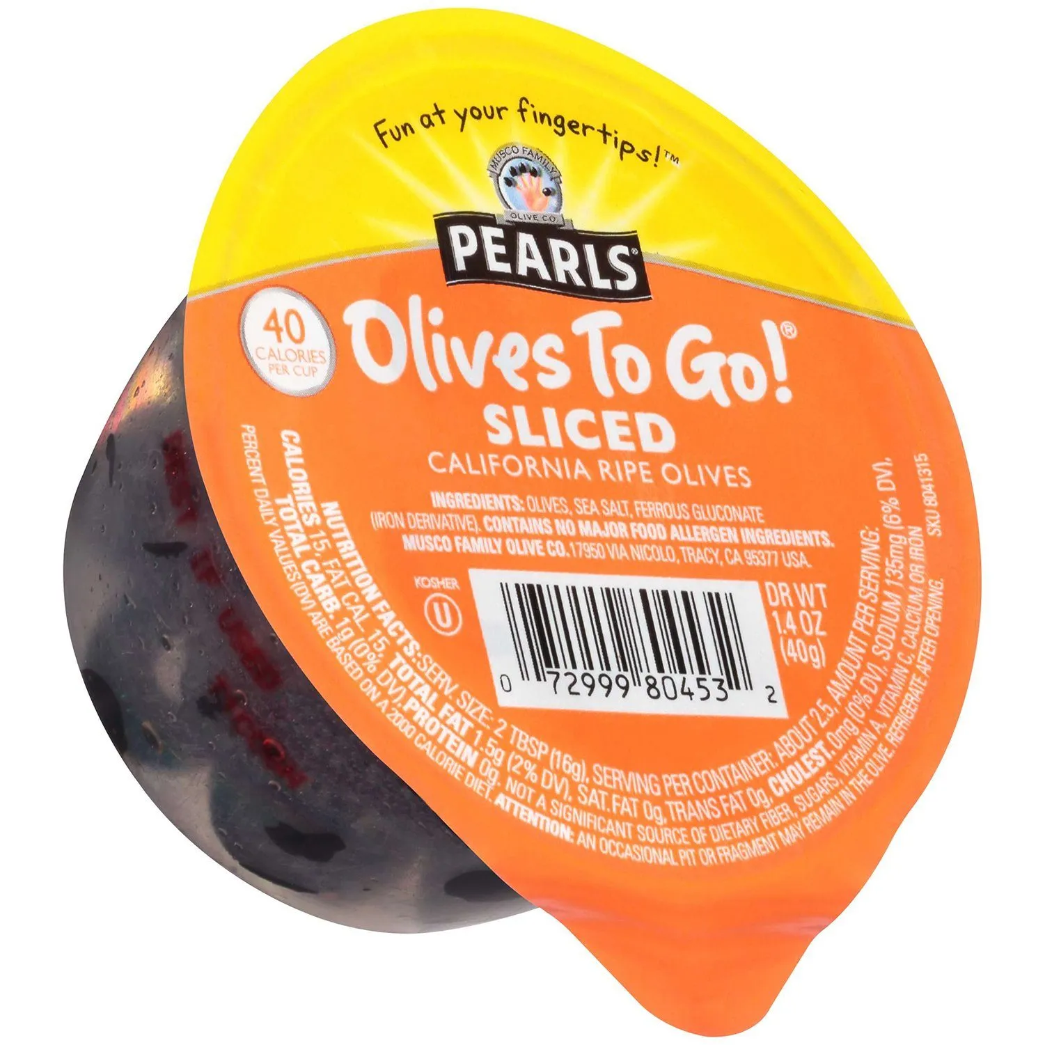 Pearls Olives To Go Cups