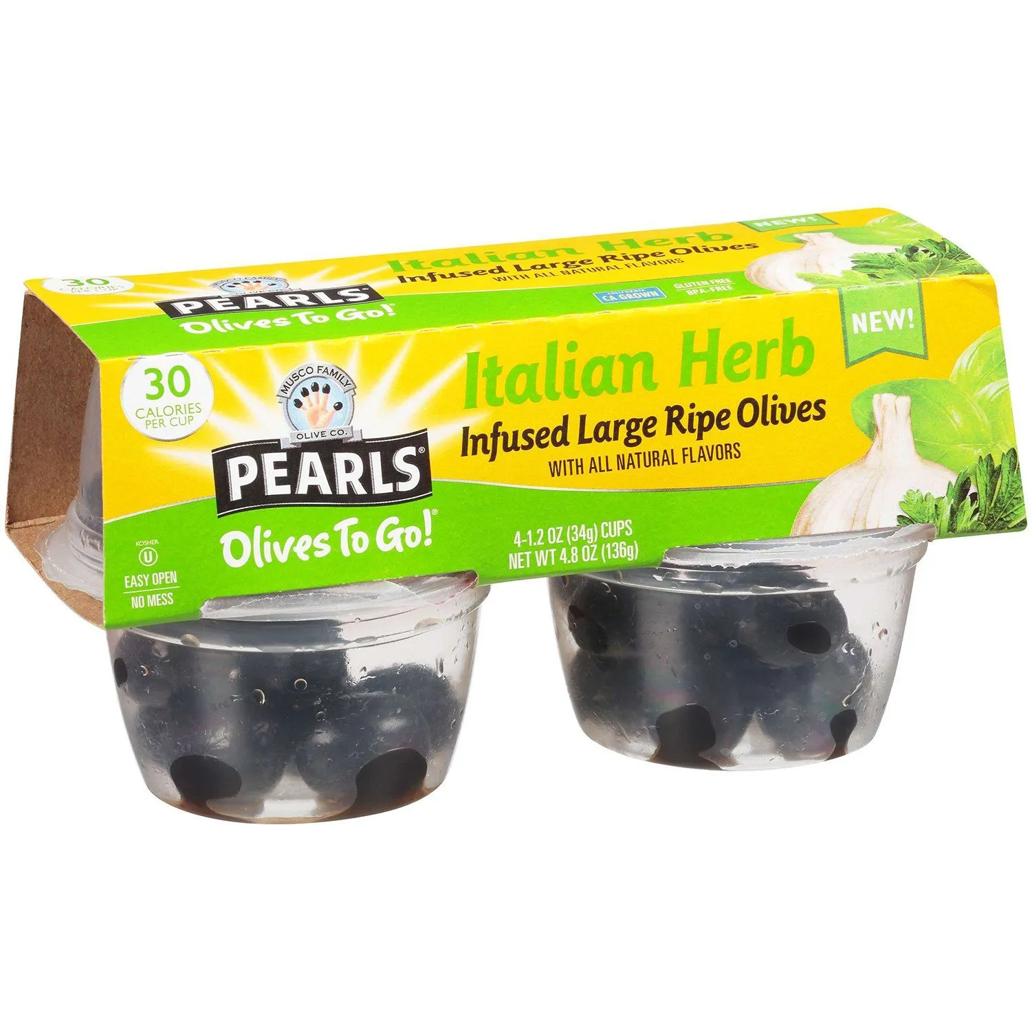 Pearls Olives To Go Cups