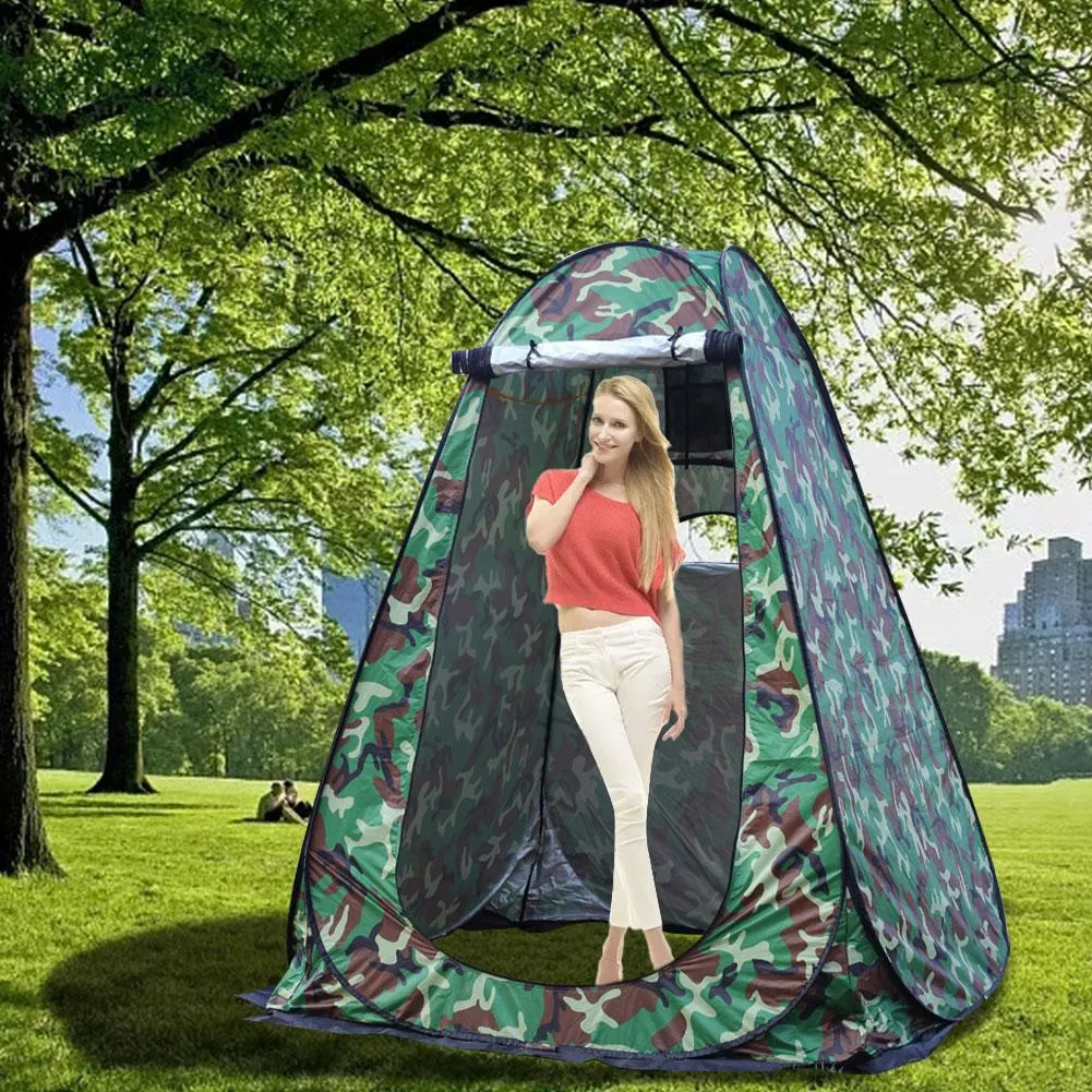 Pop Up Pod Tent Changing Dressing Room Privacy Beach Tent 2 Windows Instant Portable Shower Tent Camping Toilet Rain Shelter