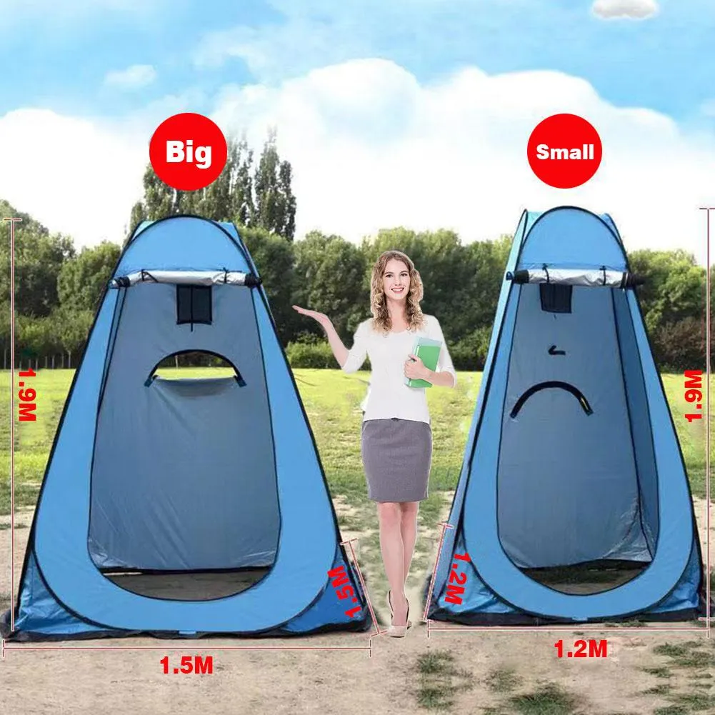 Pop Up Pod Tent Changing Dressing Room Privacy Beach Tent 2 Windows Instant Portable Shower Tent Camping Toilet Rain Shelter