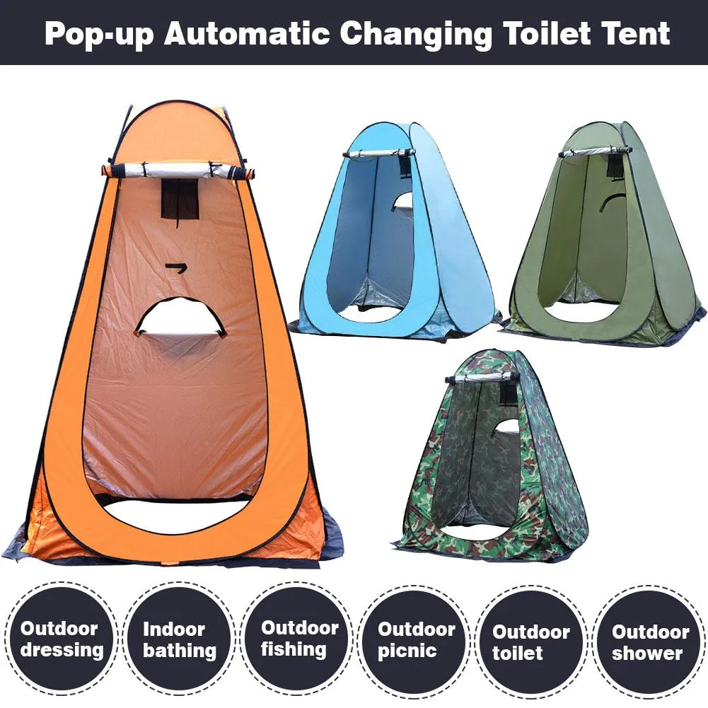 Pop Up Pod Tent Changing Dressing Room Privacy Beach Tent 2 Windows Instant Portable Shower Tent Camping Toilet Rain Shelter