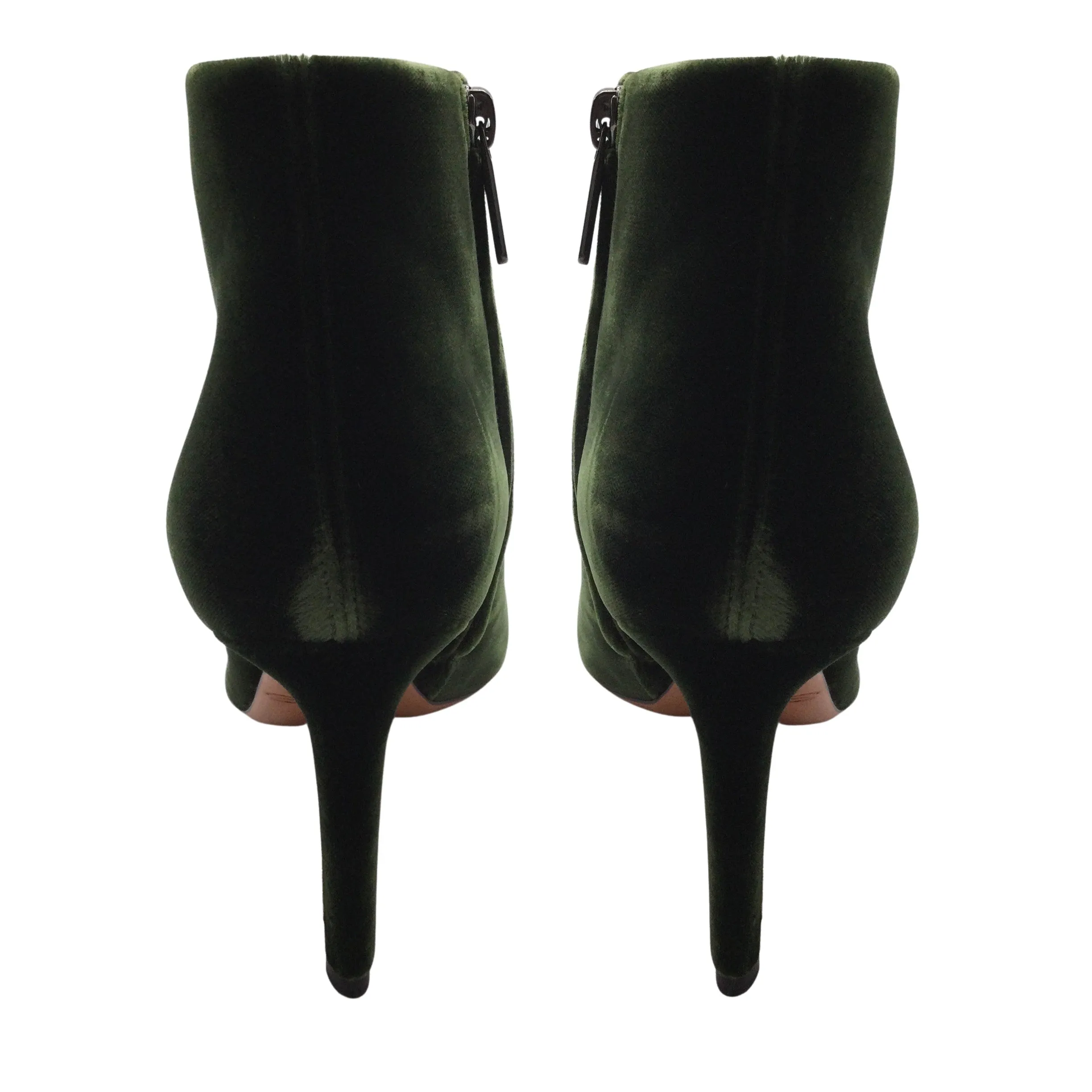 Santoni Green Pointed Toe Boots/Booties