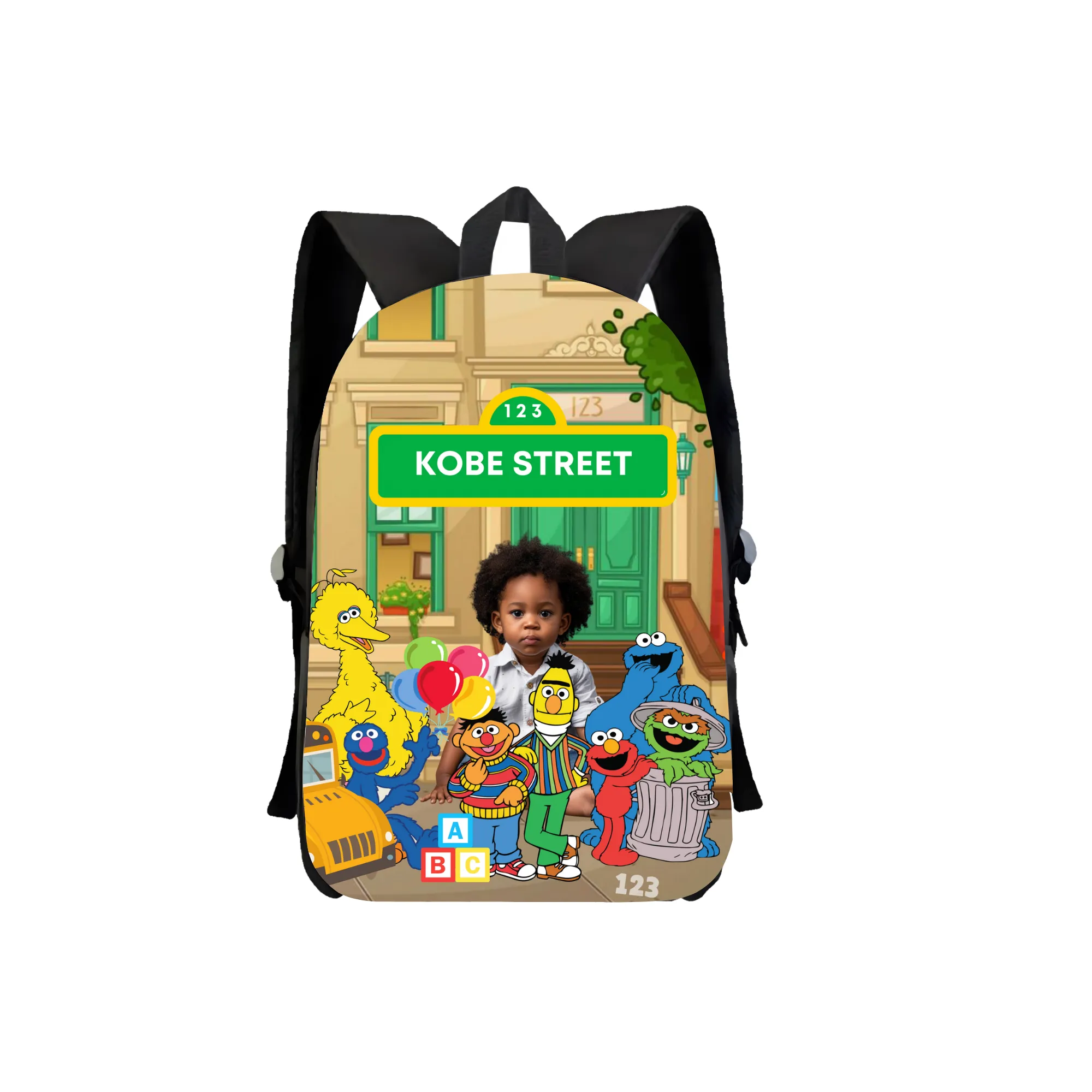 Sesame Street Backpack - Customizable with Photo and Name