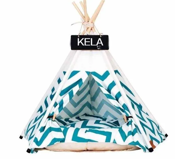 TeePee Tent Pet Bed - 7 Designs!