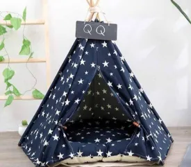 TeePee Tent Pet Bed - 7 Designs!