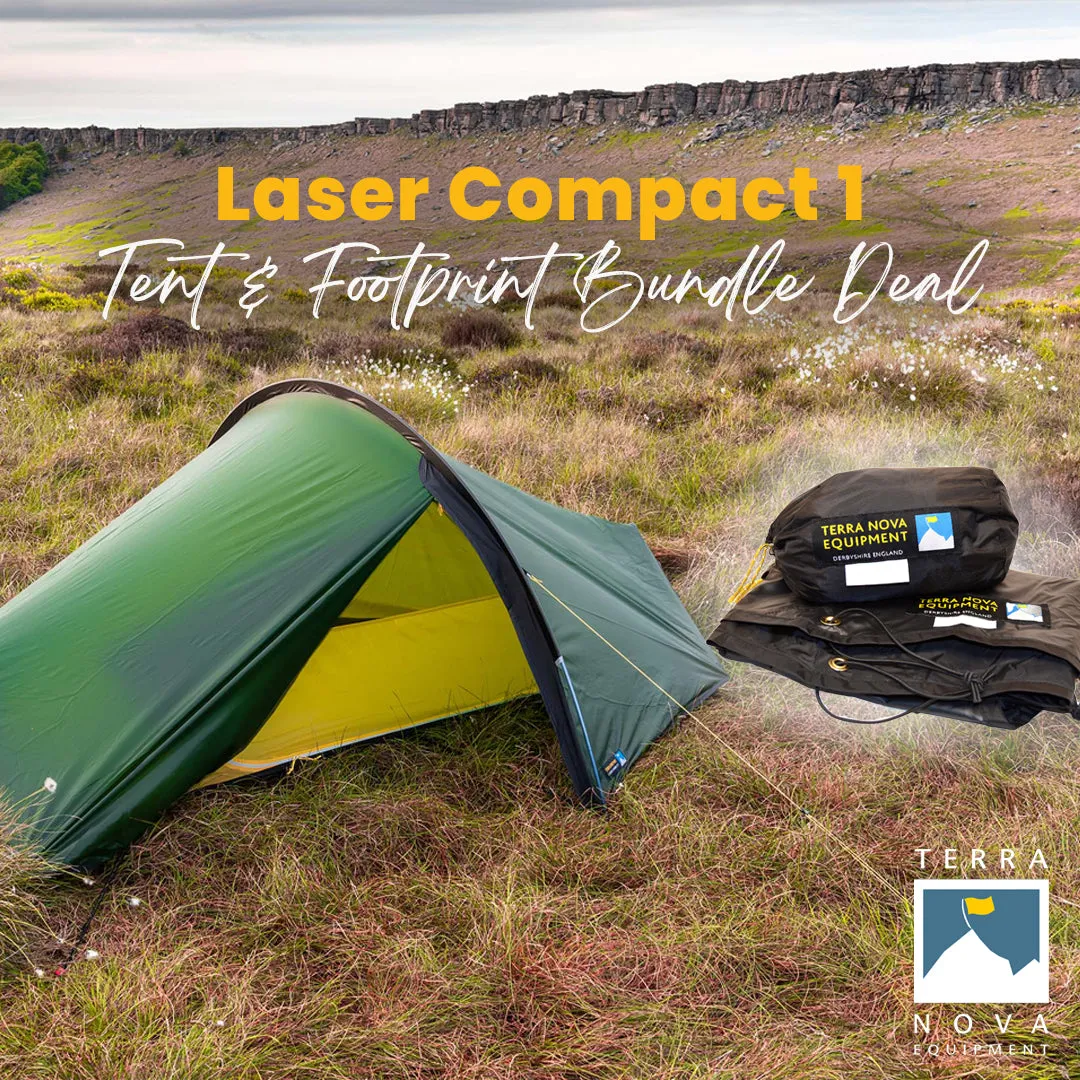 Terra Nova Laser Compact 1 Tent (2023)   Footprint Bundle