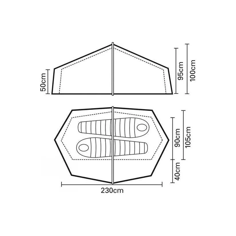 Terra Nova Laser Compact 2 Tent (2023)   Footprint Bundle