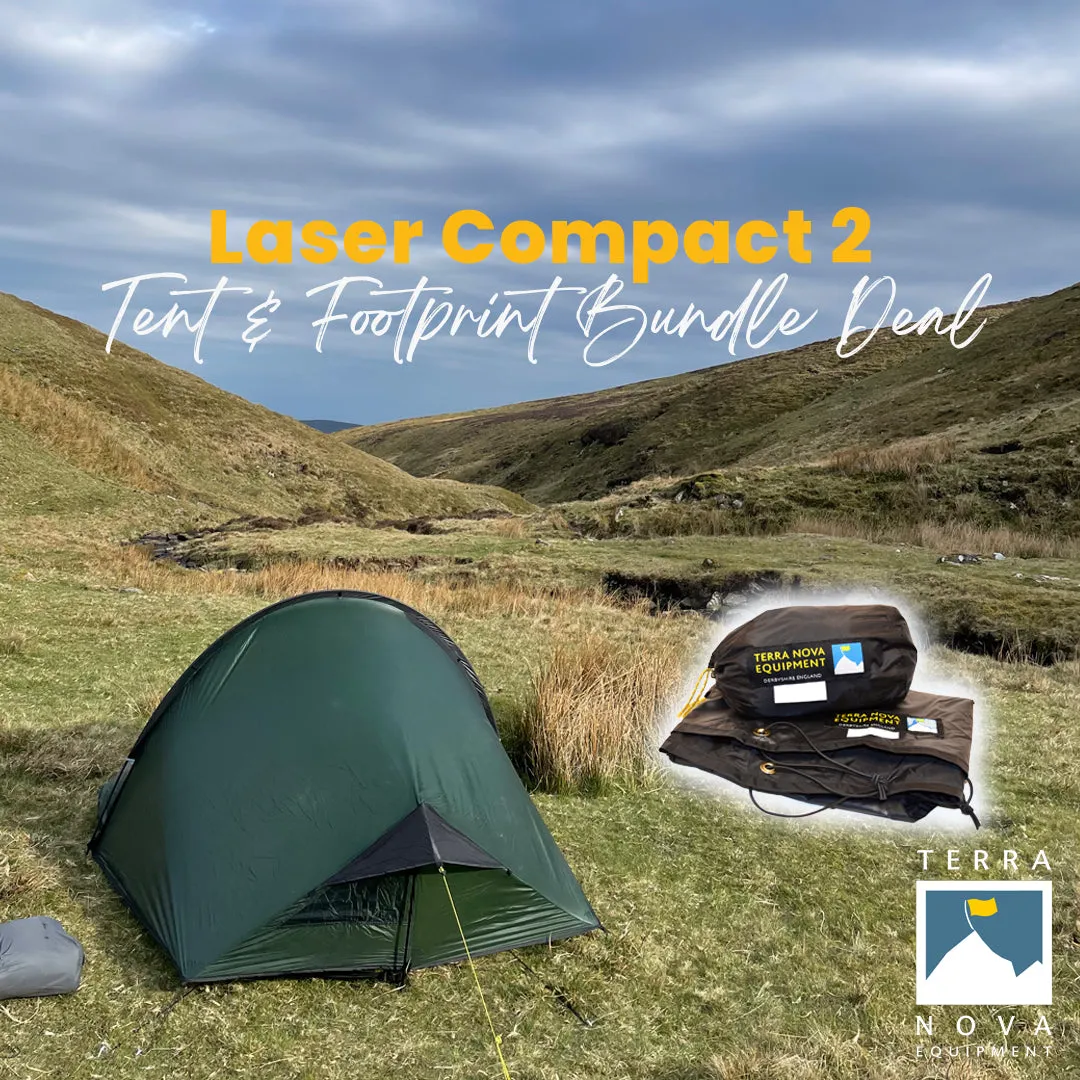 Terra Nova Laser Compact 2 Tent (2023)   Footprint Bundle