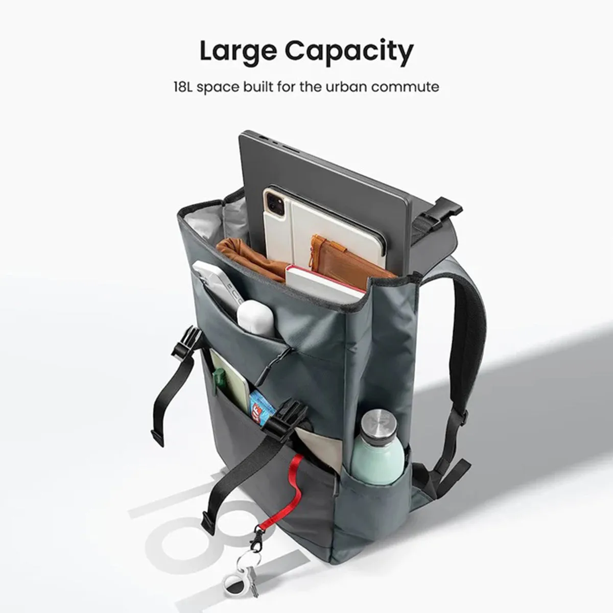 Tomtoc Slash-A64 Flip Laptop Backpack for 16″