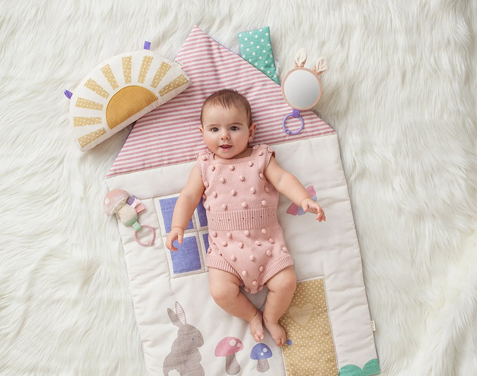 Tummy Time Cottage Play Mat